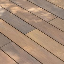 Échantillon - Lame terrasse Silvadec Atmosphère Nuances IPE - Brossée