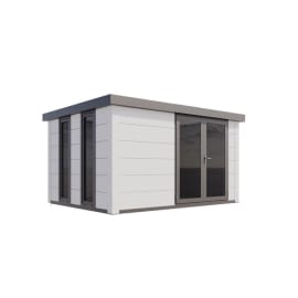Abri de Jardin LUMINATO 3930 - Fa&ccedil;ade L.388 x l.298 cm - 11,6 m&sup2;