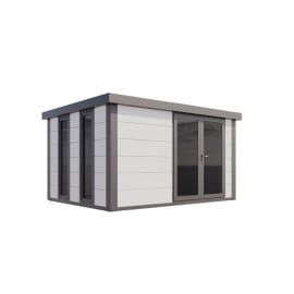 Abri de Jardin LUMINATO 3930 - Fa&ccedil;ade L.388 x l.298 cm - 11,6 m&sup2;