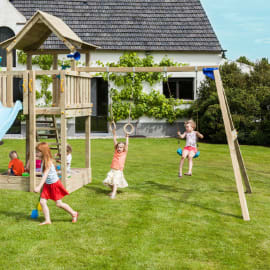 Module Swing (Balançoire) pour aire de jeux en bois situation