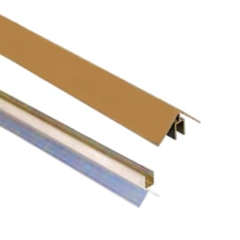 Kit d&#039;angle clipsable aluminium pour bardage WEO - Cedar- 50 x 50 x 3000mm
