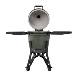 Barbecue PRO Large Alpine Green Complete - THE BASTARD ouvert