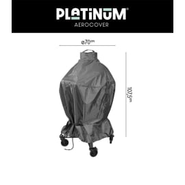 Housse pour barbecue &quot;Kamado&quot; Ø 70 cm - AEROCOVER