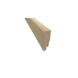 Plinthe Ranch / Hacienda - MDF avec d&eacute;cor bois - &Eacute;p.16 mm x l.60mm x L.2400 mm - Amber