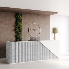 Panneaux acoustiques en feutre - Line Panel - Gris clair - L.2700 mm x l.520 mm x Ép.21 mm - TOCCA LEGNO - Paquet de 2,81 m²