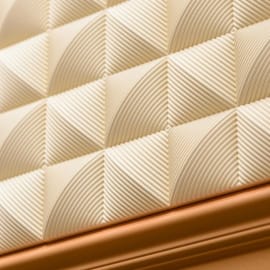 Panneau de revêtement mural 3D - W113 COBBLE - L.2000 mm x l.250 mm x Ép.22 mm - ORAC image en situation zoom