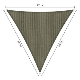 Voile d'ombrage perm&eacute;able - Triangle - 2 x 2 x 2 m - Shadow Comfort