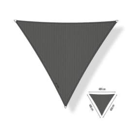 Voile d'ombrage perm&eacute;able - Triangle - 4 x 4 x 4 m - Shadow Comfort