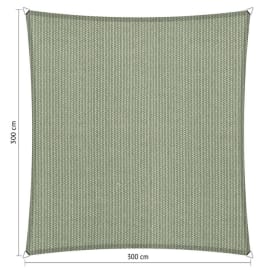 Voile d'ombrage perm&eacute;able - Carr&eacute;e - 3 x 3 m - Shadow Comfort