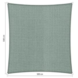 Voile d'ombrage perm&eacute;able - Carr&eacute;e - 5 x 5 m - Shadow Comfort