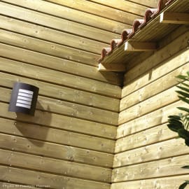 Clin bardage - Traditionnel Louisiane Vert - PIN - Ep.18 mm / l.132 mm / L.2,05 m - Paquet de 1,35 m&sup2;