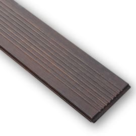Lame de terrasse MOSO&reg; Bamboo X-treme&reg; Satur&eacute;e - 1 face Lisse /1 face Stri&eacute;e - Ep.20 mm / l.155 mm / 1,85 m