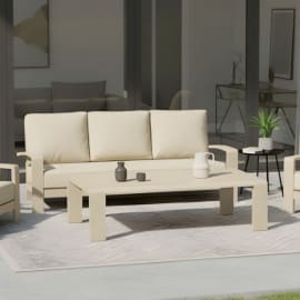 Table basse de jardin aluminium  - Cordouan image en situation