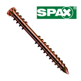 Vis Spax pour terrasse bois exotique couleur antique dimensions 5x50mm