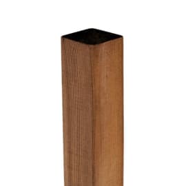 Poteau Carr&eacute; - Cl&ocirc;ture Palissade Bois - 90 x 90 x 3000 mm