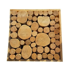 Pas japonais en acacia sans aubier - &oslash; de 8 &agrave; 25cm x H.10 cm - 1 m&sup2;