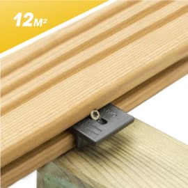 Kit de fixation invisible pour terrasse Növlek Softwood Clip Classic