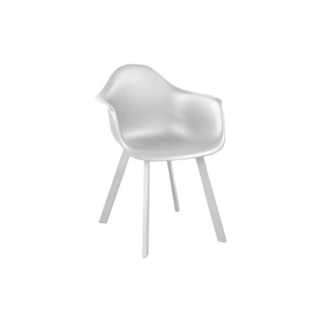Fauteuil Coque Jato - blanc