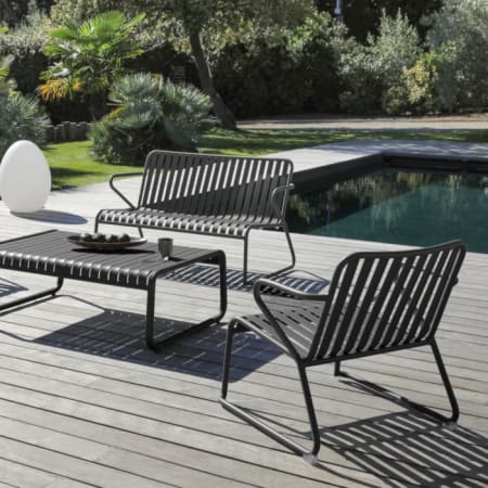 Fauteuil détente Vero - alu - Vue d'ensemble graphite Fauteuil détente Vero - alu - Vue d'ensemble graphite