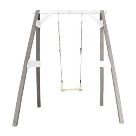 Portique en bois - Simple - gris/blanc