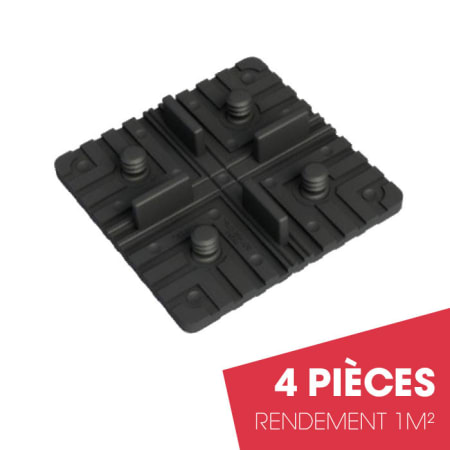 Kit de fixation invisible pour dalles terrasse Növlek Square Clip Kit de fixation invisible pour dalles terrasse Növlek Square Clip