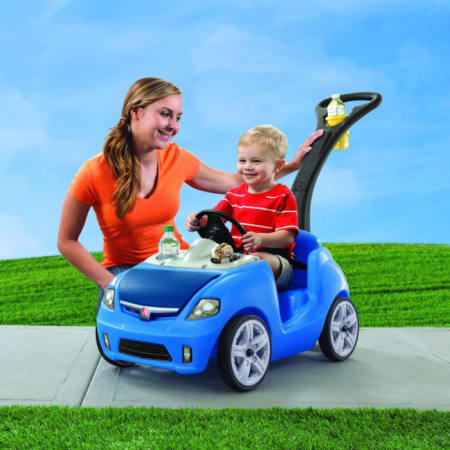 Porteur Whisper Ride II Buggy pour Bébé - Step2 - Bleu Porteur Whisper Ride II Buggy pour Bébé - Step2 - Bleu