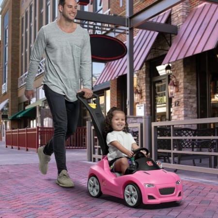 Porteur Whisper Ride Cruiser pour Bébé - Step2 - Rose Porteur Whisper Ride Cruiser pour Bébé - Step2 - Rose