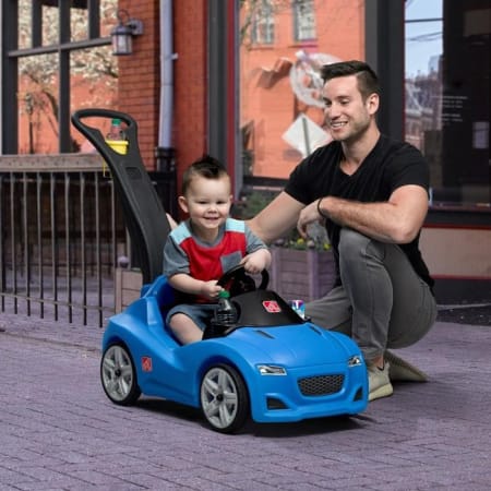 Porteur Whisper Ride Cruiser pour Bébé - Step2 - Bleu Porteur Whisper Ride Cruiser pour Bébé - Step2 - Bleu