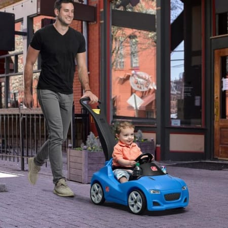 Porteur Whisper Ride Cruiser pour Bébé - Step2 - Bleu Porteur Whisper Ride Cruiser pour Bébé - Step2 - Bleu
