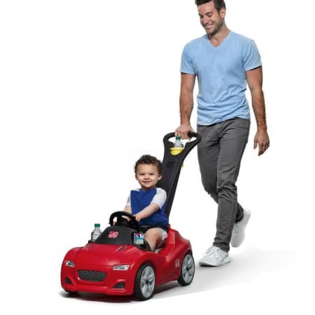 Porteur Whisper Ride Cruiser pour Bébé - Step2 - Rouge Porteur Whisper Ride Cruiser pour Bébé - Step2 - Rouge