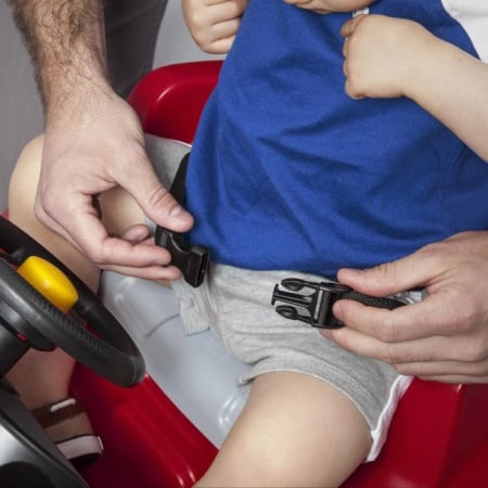 Porteur Whisper Ride Cruiser pour Bébé - Step2 - Rouge - Ceinture attache sécurité Porteur Whisper Ride Cruiser pour Bébé - Step2 - Rouge - Ceinture attache sécurité