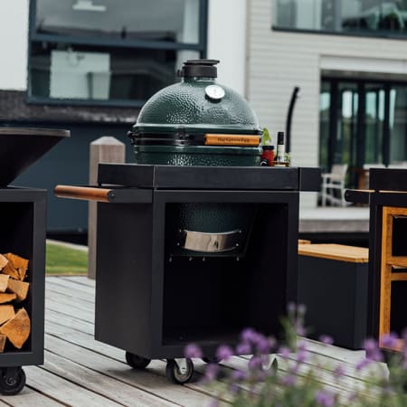 Table Black Kamado 65 Pro Béton BGE OFYR Table Black Kamado 65 Pro Béton BGE OFYR