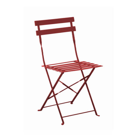Chaise pliante Cuba - Rouge Chaise pliante Cuba - Rouge