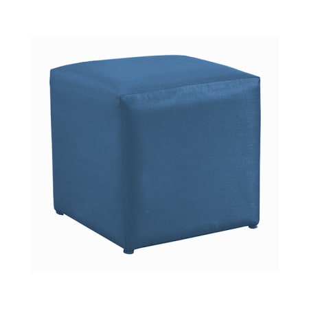 Tabouret Pouf Cub - Alu - Toile tendue - bleu Tabouret Pouf Cub - Alu - Toile tendue - bleu