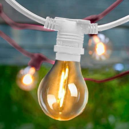 Guirlande solaire et rechargeable Allegra - 8 mètres - Blanche Guirlande solaire et rechargeable Allegra - 8 mètres - Blanche