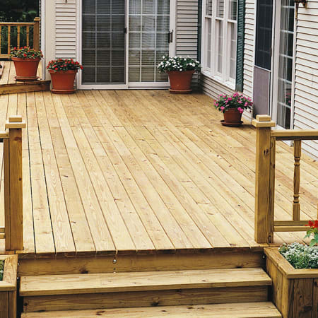 Kit terrasse - PIN VERT - AB LISSE - 5 à 60 m² (comprenant lames L.3m / Ep.27mm / l.145mm, lambourdes et visserie) Kit terrasse - PIN VERT - AB LISSE - 5 à 60 m² (comprenant lames L.3m / Ep.27mm / l.145mm, lambourdes et visserie)
