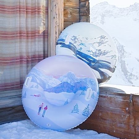 Luge ronde - Grand format - HUDSON BAY - Ø 110 cm Luge ronde - Grand format - HUDSON BAY - Ø 110 cm