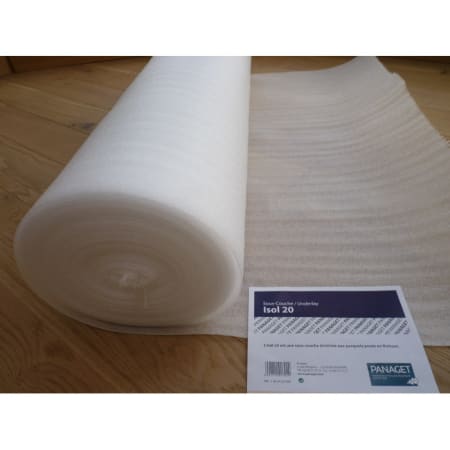 Sous-couche Isol 20 - Sol Chauffant - Parquet Flottant - Rouleau 25m² - PANAGET Sous-couche Isol 20 - Sol Chauffant - Parquet Flottant - Rouleau 25m² - PANAGET