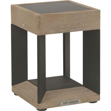 Lampe Solaire de Table Teck/Aluminium - Teckalu - Les Jardins® - Alu noir Lampe Solaire de Table Teck/Aluminium - Teckalu - Les Jardins® - Alu noir