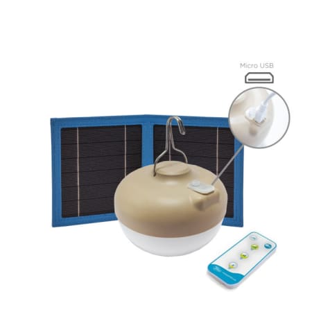 Ampoule LED Solaire Rechargeable PVC - Cherry - Magnétique - New Garden - coloris beige - panneau solaire Ampoule LED Solaire Rechargeable PVC - Cherry - Magnétique - New Garden - coloris beige - panneau solaire
