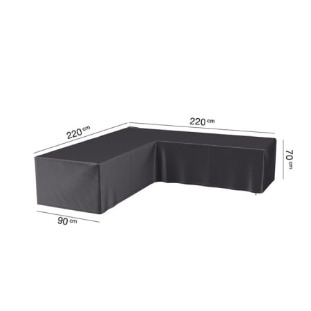 Housse de protection pour Canapé d'angle de jardin - AEROCOVER Housse de protection pour Canapé d'angle de jardin - AEROCOVER