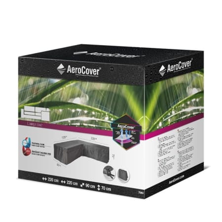 Housse de protection pour Canapé d'angle de jardin - AEROCOVER Housse de protection pour Canapé d'angle de jardin - AEROCOVER