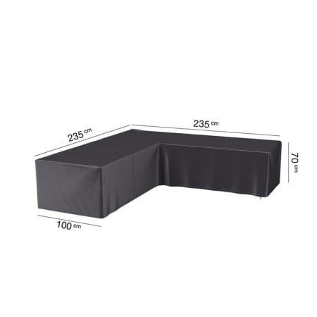Housse de protection pour Canapé d'angle de jardin - AEROCOVER Housse de protection pour Canapé d'angle de jardin - AEROCOVER