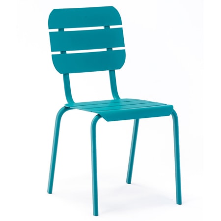 Chaise de jardin empilable aluminium - Alicante - L.55 x l.42 x H.85 cm