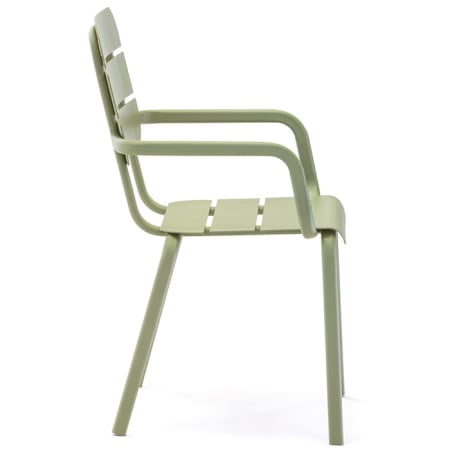 Fauteuil de jardin empilable aluminium - Alicante L.55 x l.50 x H.85 cm