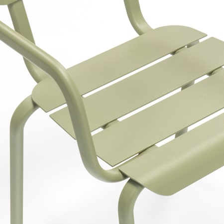 Fauteuil de jardin empilable aluminium - Alicante L.55 x l.50 x H.85 cm