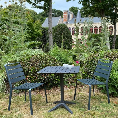 Table bistro Aluminium - Spring - L.67 x l.67 x H.75 cm