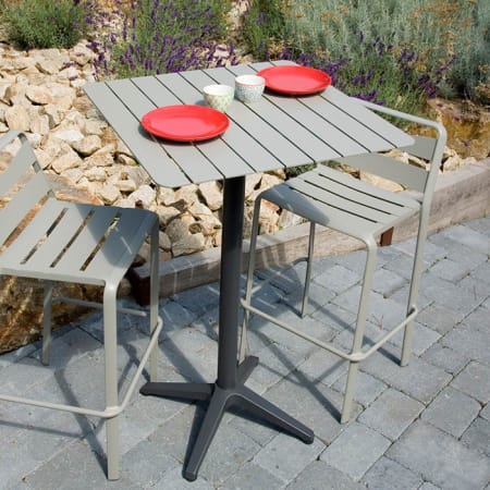 Mange debout Aluminium - Spring - L.67 x l.67 x H.108 cm - 2/4 personnes