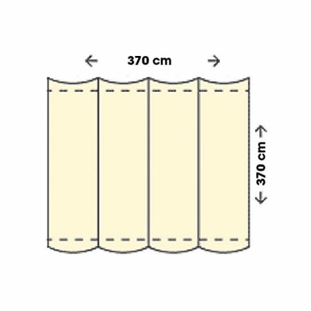 Store bateau horizontal Coolfit : l.3,7 x L.3,7 m - Nesling dimension Store bateau horizontal Coolfit : l.3,7 x L.3,7 m - Nesling dimension