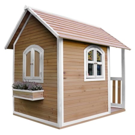Cabane en bois pour enfant - Alex - Marron/Blanc Cabane en bois pour enfant - Alex - Marron/Blanc